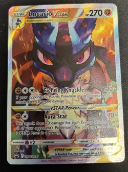 Lucario VSTAR SWSH291 Holo Black Star Promo Pokemon 2021 Sword & Shield - NM - Image 1