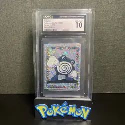 1998 Pokemon Merlin Series 1 - Special Glitter - Poliwhirl CGC 10 - Image 1