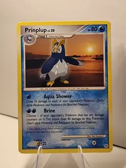 Prinplup 58/130 Diamond and Pearl Regular Pokemon TCG LP - Image 1