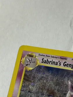 Pokemon TCG Gym Heroes Sabrina's Gengar Holo 14/132 Vintage LP *READ* - Image 4