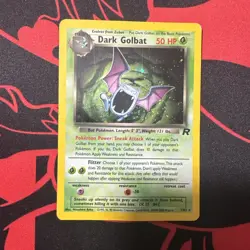 Pokemon TCG Dark Golbat 7/82 Team Rocket Holo Rare Unlimited English 50 HP - Image 1