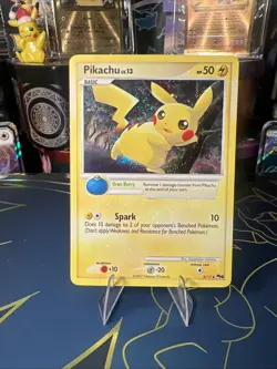 Pokemon TCG Pikachu 9/17 2007 Pop Series 6 Holo Promo - Image 2