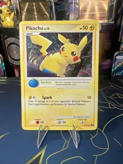 Pokemon TCG Pikachu 9/17 2007 Pop Series 6 Holo Promo - Image 3