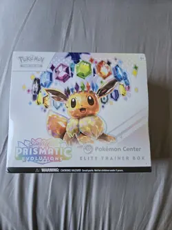 Pokemon Center Prismatic Evolutions Elite Trainer Box Factory SEALED - Image 1