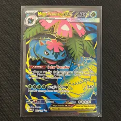 Pokemon Mega Venusaur ex 155/132 Me01: Mega Evolution Ultra Rare Holo English - Image 1