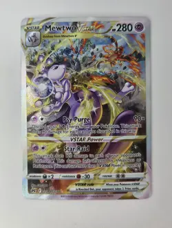 2023 Pokemon Crown Zenith: Galarian Gallery Mewtwo VSTAR GG44/GG70 - Image 1