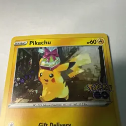 SWSH234 Pikachu Special Pokemon GO Illustration Black Star Promo Cosmos Holo - Image 3