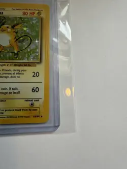 Pokemon Raichu 14/102 Base Set Holo Rare Unlimited 1999 LP Vintage ⚡ - Image 5
