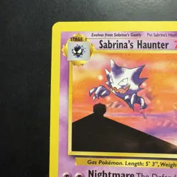 Pokemon Vintage Non-holo Sabrina's Haunter 55/132 Gym Challenge WotC - Image 2