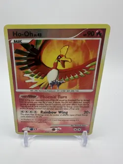 Pokemon Ho-Oh Secret Wonders 10/132 Reverse Holo Rare LP - Image 1