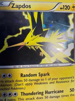 Pokemon TCG Zapdos BW Next Destinies 41/99 Rare Cosmos HOLO 2012 HP120 LP - Image 4