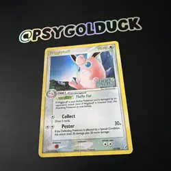 Pokemon Wigglytuff 13/100 Stamped Holo EX Crystal Guardians pld A2 - Image 3