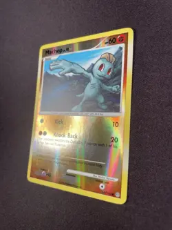 Pokemon TCG Machop 64/100 Stormfront Reverse Holo Common 2008 NM - Image 2