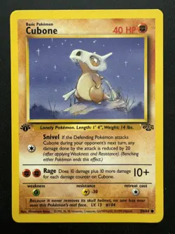 Pokemon Cubone 1st Edition 50/64 - Jungle - Light Played Condition - Image 1