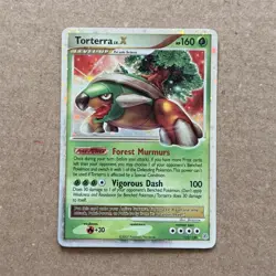 Pokemon Torterra LV.X 122/130 Diamond & Pearl Ultra Rare Holo LP - Image 1