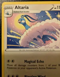 Altaria 143/195 Uncommon Sword & Shield: Silver Tempest Pokemon TCG - Image 2