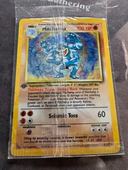 Pokemon Deck Exclusives - Machamp HOLO SEALED - 8/102 - NM+ Clean Pokemon! - Image 1