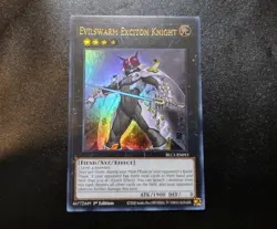 Evilswarm Exciton Knight BLC1-EN015 Gold Ultra Rare Yugioh Card NM - Image 1