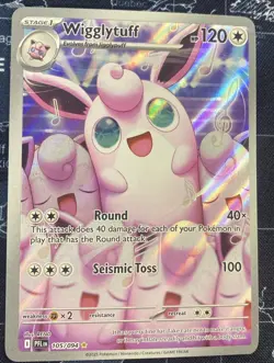 Pokemon Wigglytuff 105/094 Me02: Phantasmal Flames Holo Illustration Rare 120 HP - Image 1