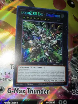 Yugioh DoomZ XII End - Drastrius DOOD-EN045 Secret Rare 1st Ed NM - Image 2