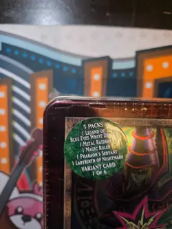 Yu-Gi-Oh! Dark Magician Yugi Collectors Tin SEALED - 2003 BPT - SEE Photos! - Image 2