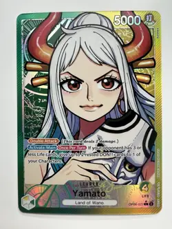 ONE PIECE WINGS OF THE CAPTAIN YAMATO ALT ART LEADER CARD OP06-022 (ENGLISH) - Image 1