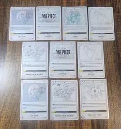 Bandai One Piece Card Game EB02 Anime 10 Card Lot English Near Mint Condition - Image 1