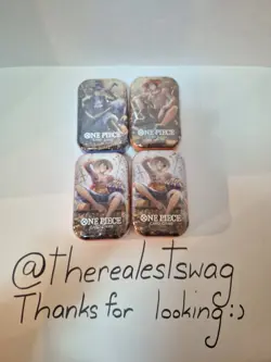 One Piece Tin Pack Set Vol. 2 (Lot of 4) Art Set + Extra Luffy - Image 4