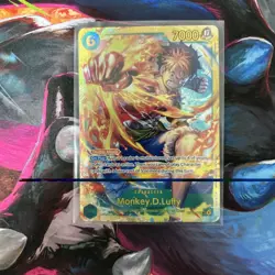 Monkey D Luffy OP13-118 SEC Carrying On His Will One Piece TCG English NM - Image 1