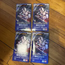 One Piece TCG: The Azure Sea's Seven Sleeved Booster OP14 EB04 English Lot of 4 - Image 3