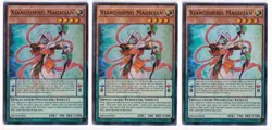 Yugioh! 3X Xiangsheng Magician MP16-EN050 x3 Playset Super Rare 1st Edition LP - Image 1