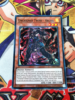 Unchained Twins - Aruha op24-en005 (NM) Super Rare Yu-Gi-Oh! - Image 1