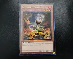 Lonefire Blossom RA01-EN002 Prismatic Ultimate Rare 1st Edition Yugioh Card NM - Image 1