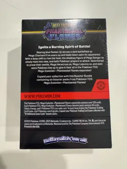 Pokemon MEGA EVOLUTION: Phantasmal Flames Factory Sealed Booster Bundle 6 packs - Image 2