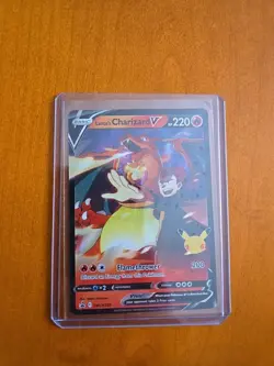 Pokemon Celebrations Lance's Charizard V Oversized Jumbo Promo SWSH133 NM SWSH - Image 1
