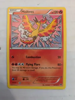 Moltres 9/124 Rare XY - Fates Collide NM Pokemon TCG - Image 1