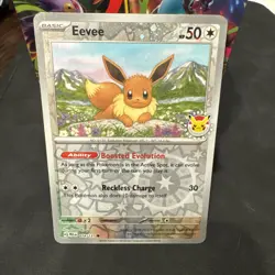 Pokemon Eevee Reverse Holo Day 2025#074/131 - Image 1