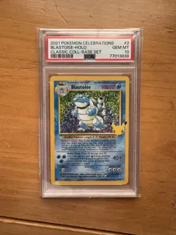 Pokemon Celebrations Blastoise #2 Charizard #4 Venusaur #15 PSA 10 Holo Lot - Image 3
