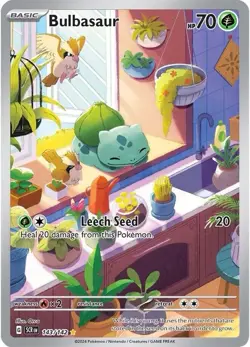 Bulbasaur #143 Pokemon Stellar Crown PSA 9 - Image 1