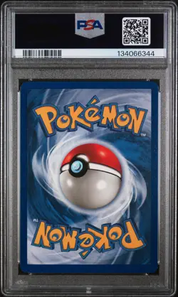 1999 POKEMON FOSSIL 1ST ED #33 GASTLY PSA 7 - Image 2
