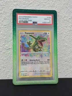 Amazing Rare Rayquaza 138/185 Vivid Voltage PSA 10 Gem Mint - Pokemon TCG - Image 1