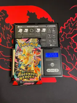 VERY HEAVY! GOD PACKUUU 22.69g Ascended Heroes Pokemon TCG Booster (SEALED) - Image 1