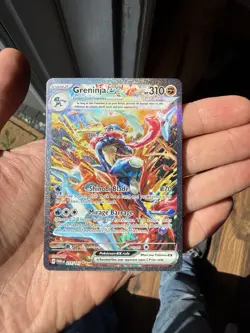 Pokemon Greninja EX TCG Sir 214/167 Scarlet & Violet Twilight Masquerade - Image 1