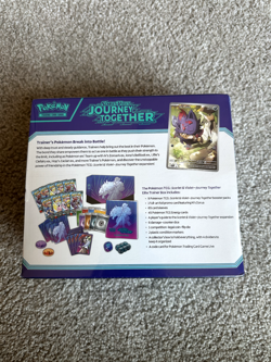 Pokemon SV09 Journey Together Elite Trainer Box TEAR In Seal, In Hand - Image 2