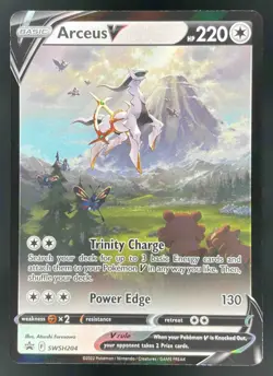 2019-2023 Pokemon Sword & Shield Black Star Promos #SWSH204 Arceus V - Image 1