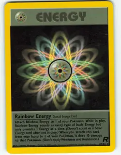 Rainbow Energy - 80/82 Team Rocket - WOTC - Pokemon TCG - 2000 - Image 1