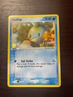 Pokemon Mudkip Ex Emerald 56/106 Reverse Holo Stamped LP - Image 3