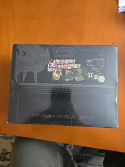 Pokemon ZACIAN ETB PLUS-2020 SWORD & SHIELD ELITE TRAINER BOX PLUS -New Sealed - Image 2