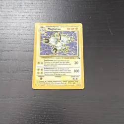 Pokemon Magneton Fossil Holo 11/62 - Image 1