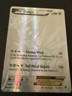 Pokemon Dialga EX Full Art Holo Secret Rare XY Phantom Forces 122/119 2014 - Image 2